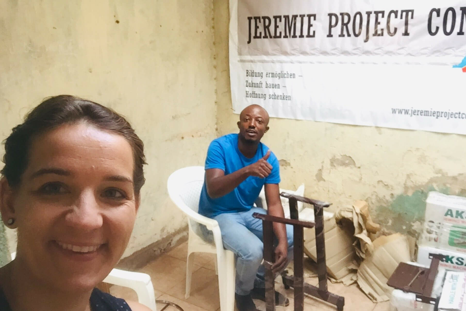 Eine Nachricht von Tabea und Patrick